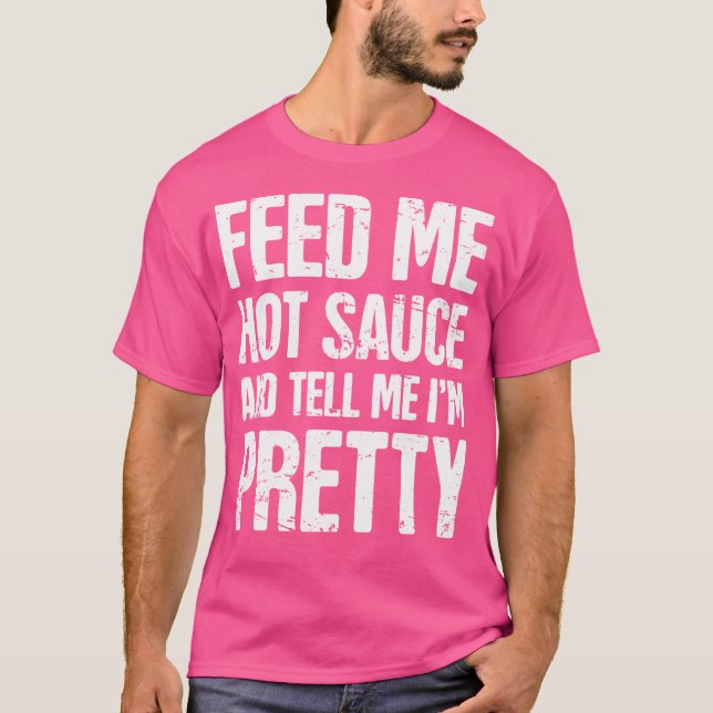 Camiseta Molho de Pimenta Bem Engraçado Comida Apimentada (Frente)