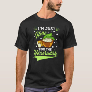 Camiseta Molho de Rábano Cremoso Receita da Planta Raiz Fre