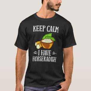 Camiseta Molho de Rábano Cremoso Receita Planta Raiz Fresca