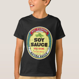 Camiseta Molho de Soja de Halloween Fantasia de Grupo de Al