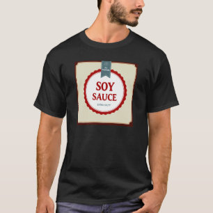Camiseta Molho de Soja Fantasia de Halloween Divertida