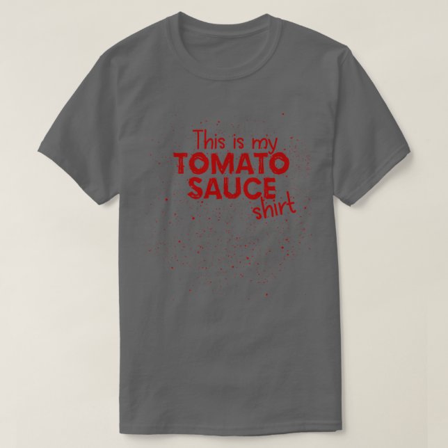 Camiseta Molho De Tomate De Espaguete Italiano Marinara (Frente do Design)