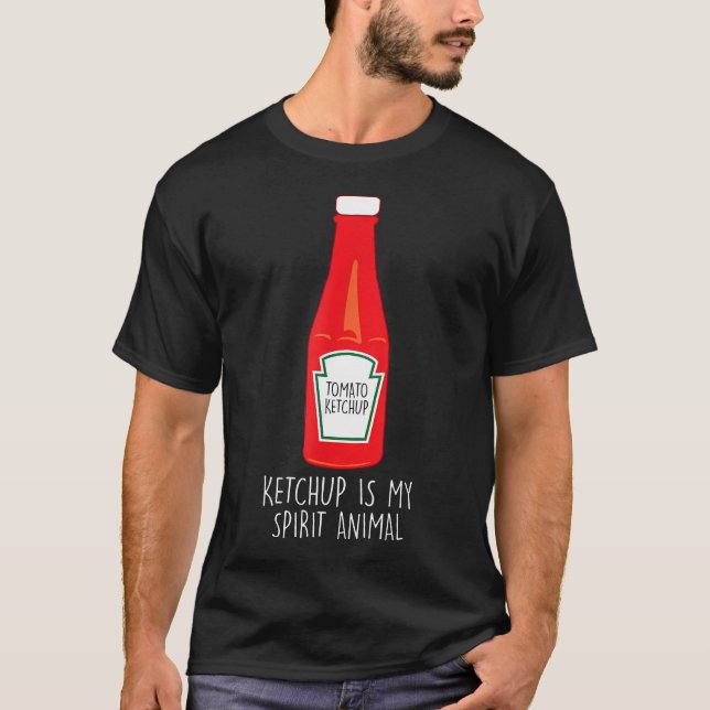 Camiseta Molho de Tomate Engraçado é Meu Espírito (Frente)