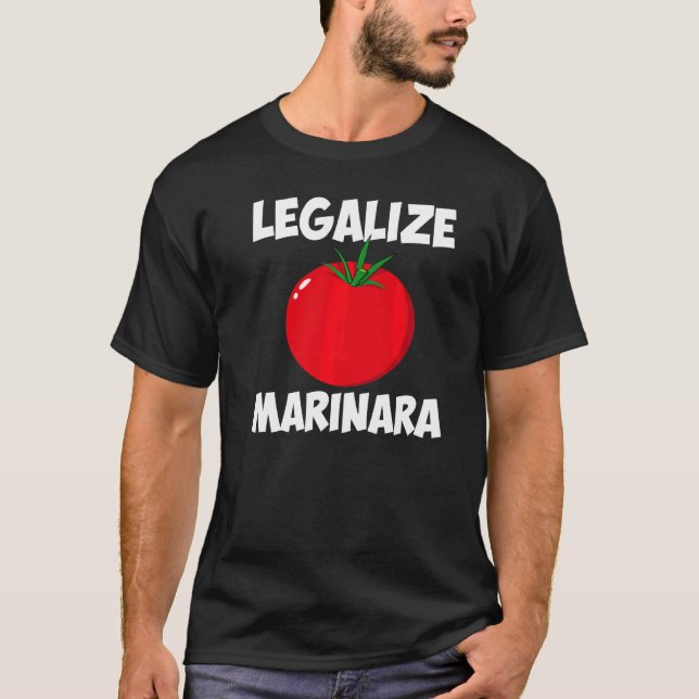 Camiseta Molho De Tomate Marinara Legalizando Mulheres De T (Frente)
