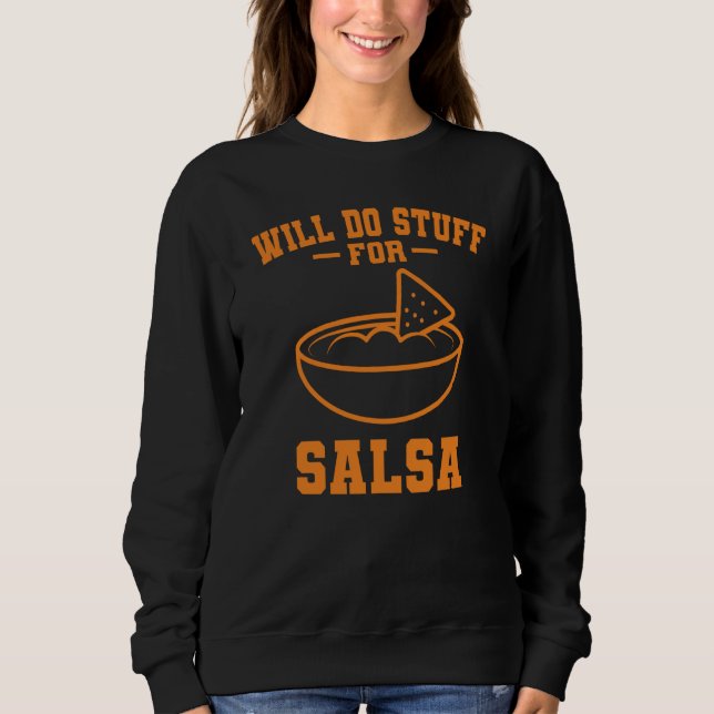 Camiseta Molho e Batatas Fritas Comida Mexicana Cozinha Cin (Frente)
