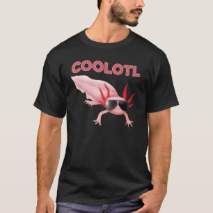 Camiseta Molho Legal Axolotl Pink Salamandras Crianças Mãe
