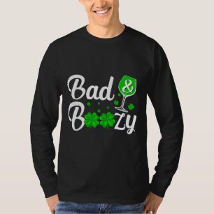 Camiseta Molhos De Vinho Maus E Boozinhos Bebendo São Patri
