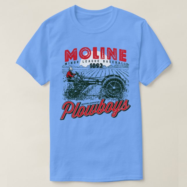 Camiseta Moline Plowboys (Frente do Design)