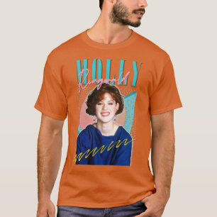 Camiseta Molly Ringwald 80s Design de Arte do Ventilador do