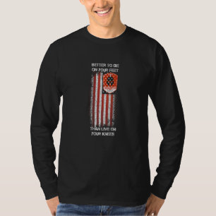 Camiseta Molon Labe Spartan Warrior American Flag Men