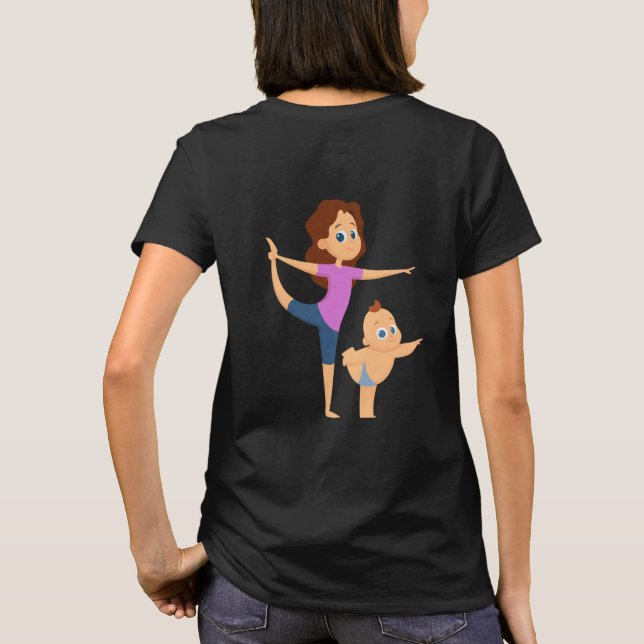 Camiseta MOM Alinhe Sua Mente Yoga (Verso)