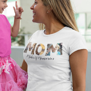 Camiseta MOM: Criador de Memórias Personalizado