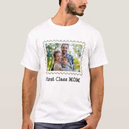 Camiseta MOM DE PRIMEIRA CLASSE Melhor Foto Horizontal Pers