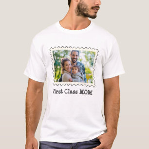 Camiseta MOM DE PRIMEIRA CLASSE Melhor Foto Horizontal Pers