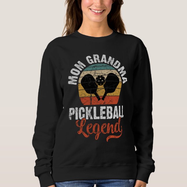 Camiseta Mom Grandma Pickleball Legend Retro Vintage Mother (Frente)