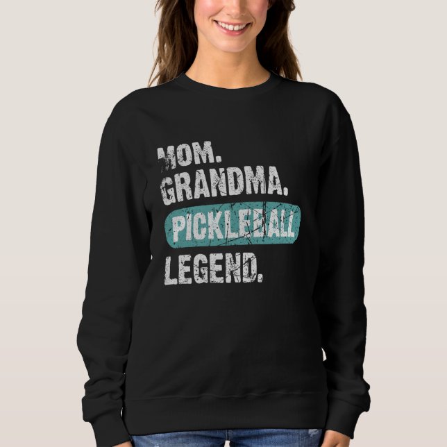 Camiseta Mom Grandma Pickleball Legend Retro Vintage Mother (Frente)