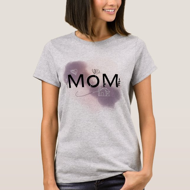 Camiseta Mom: Invisibility Cloak Superhero (Frente)