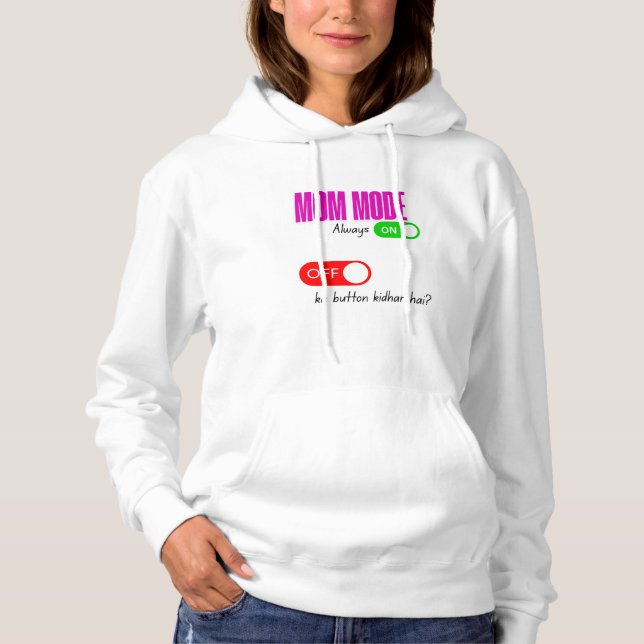 Camiseta Mom Mode Funny Urdu Desi (Frente)
