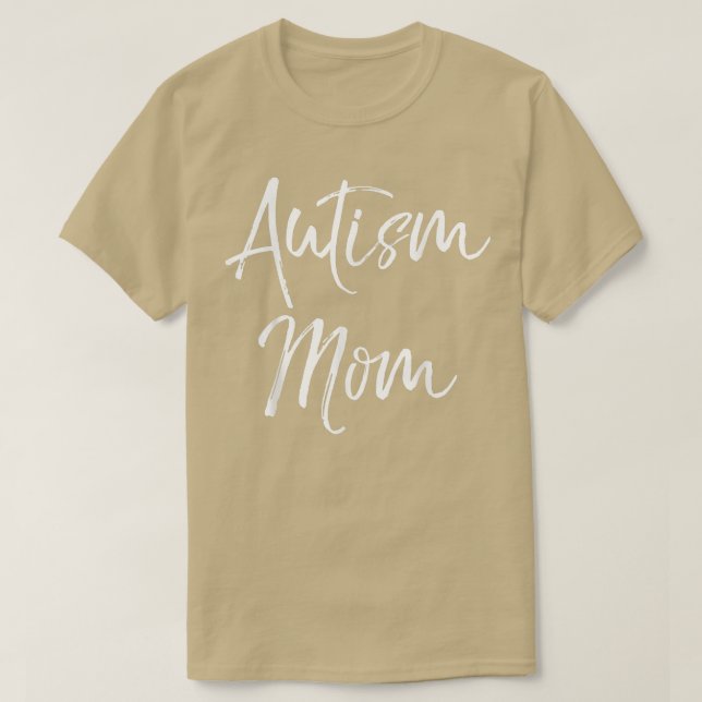 Camiseta Mom of Boys Autism Gift Idea for Mother's Day Auti (Frente do Design)