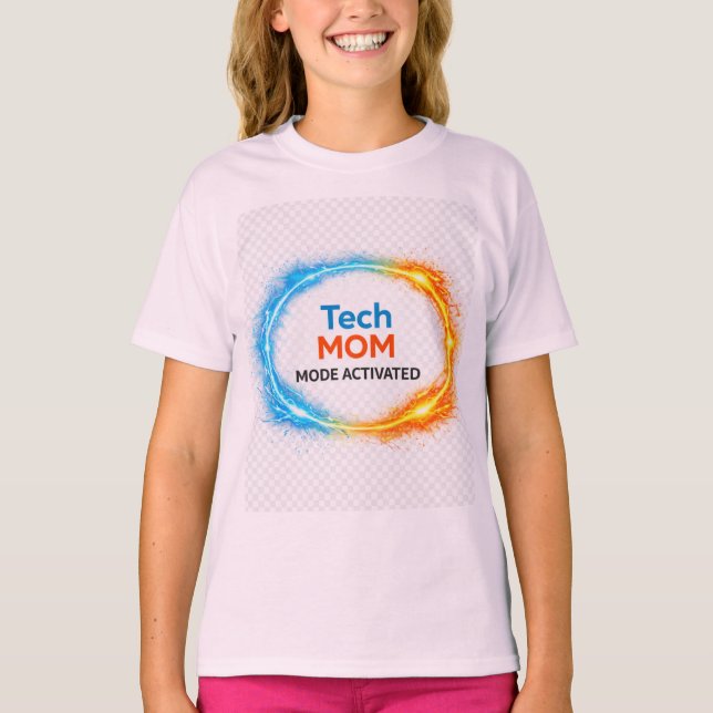 Camiseta Mom Tech Style (Frente)