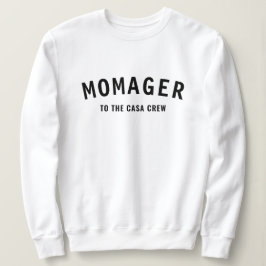 Camiseta Momager | Gerenciador de Mãe Moderno Nomes de Cach
