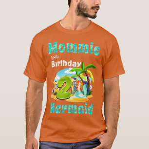 Camiseta Momento Bonito Da Sereia Do segundo aniversário