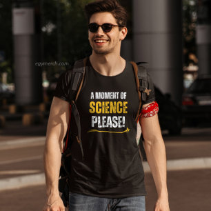 Camiseta momento da ciência, professor de química engraçada