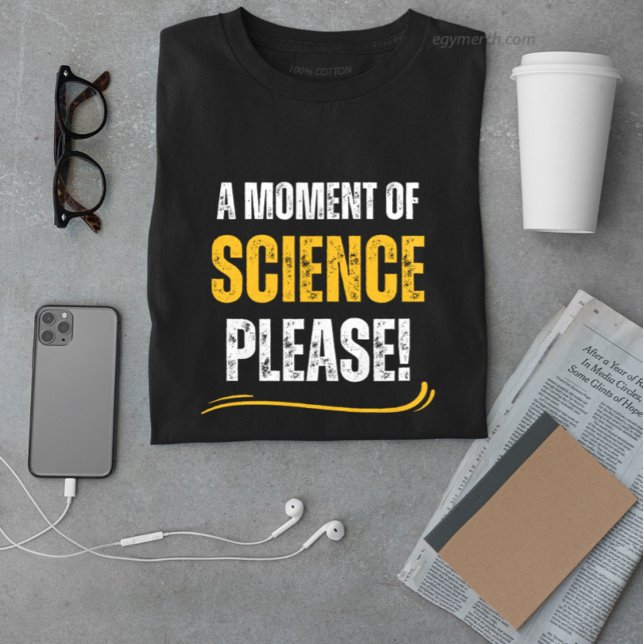 Camiseta momento da ciência, professor de química engraçada (Criador carregado)
