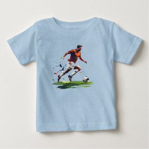 Camiseta Momento de gol de futebol Ação Foto