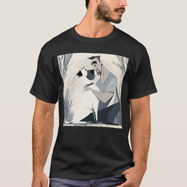 Camiseta Momento de Papai Cachorro (Frente)