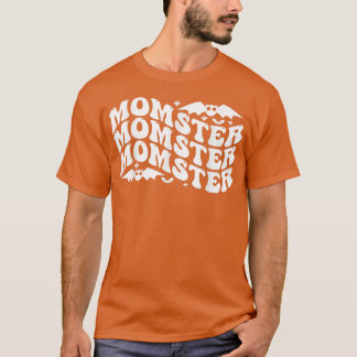Camiseta Momento Mãe Mamãe Monstro Costume Fácil Mãe Hall