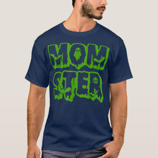 Camiseta Momento Mãe Mamãe Monstro Costume Mãe Halloween