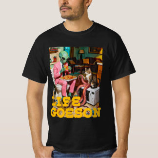 Camiseta Momento Surreal de Pizza Alienígena