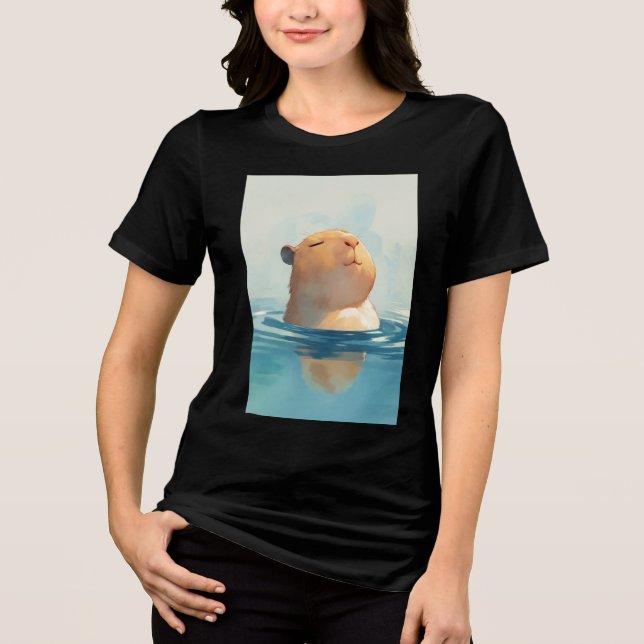Camiseta Momento Tranquilo do Capivara (Frente)