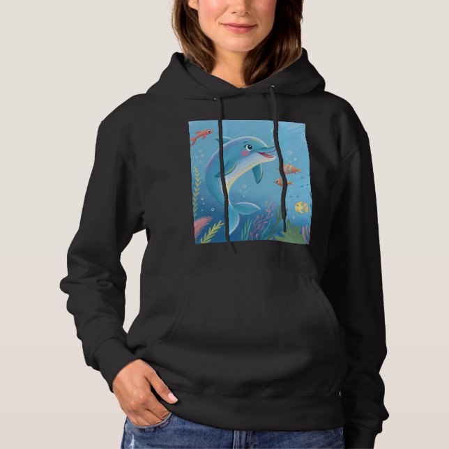 Camiseta Momentos Alegres de Golfinho (Frente)
