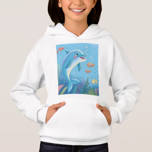 Camiseta Momentos Alegres de Golfinho (Frente)