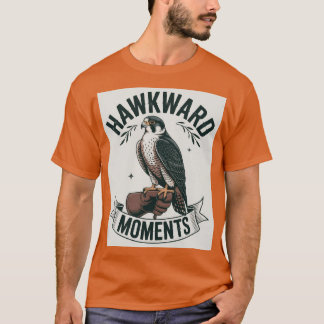 Camiseta Momentos Desajeitados - Arte Engraçada de Falcão e