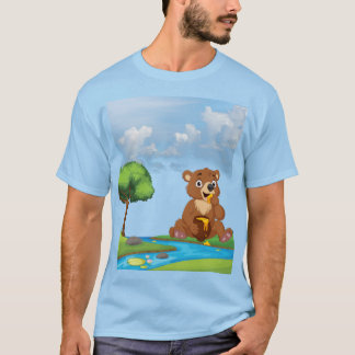 Camiseta Momentos Doces na Natureza – Urso Fofo
