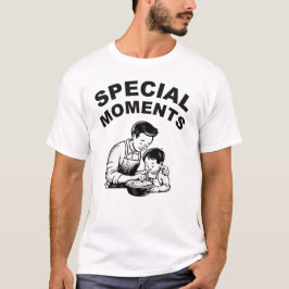 Camiseta Momentos especiais no Dia de os pais
