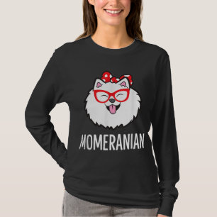 Camiseta Momerânia Funny Pomerânia Mãe Pet Pomerânia