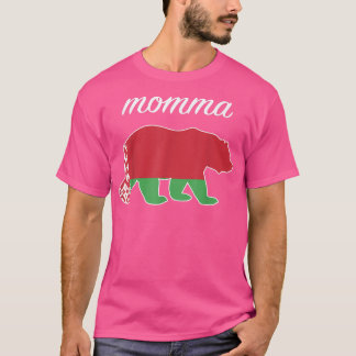 Camiseta Momma Bear Belarus Sinaliza Raízes Bielorrussas
