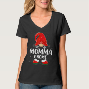 Camiseta Momma Gnome Xadrez de Búfalo Família Correspondent