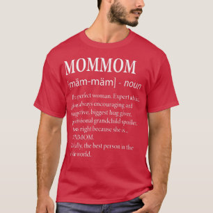 Camiseta Mommom Definition Funny Grandma
