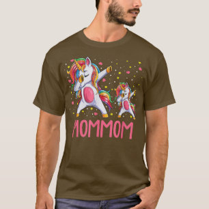 Camiseta Mommom unicorn mom baby funny mother's day gift T-