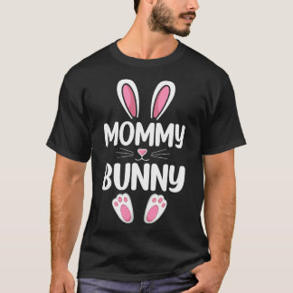 Camiseta Mommy Bunny Matching Family Mommy Easter Day 
