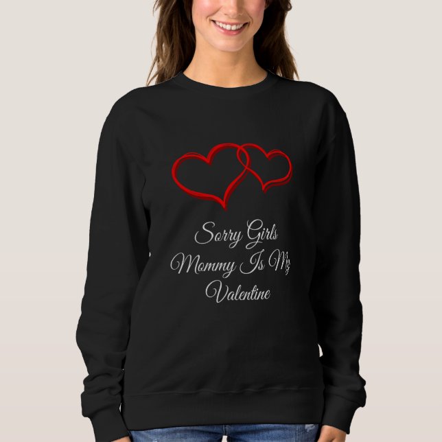 Camiseta Mommy Is My Valentine Valentines Day Humor  3 (Frente)