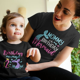 Camiseta Mommy of the Birthday Mermaid – Mermaid Birthday
