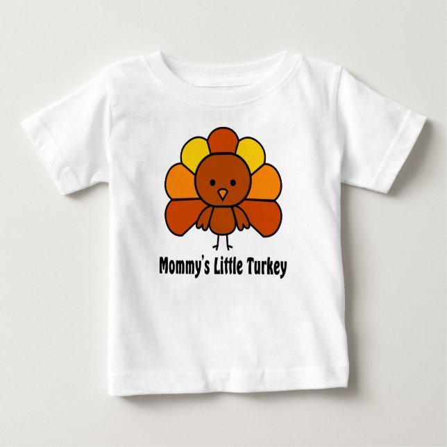 Camiseta Mommys Little Turkey (Frente)