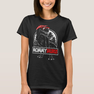 Camiseta Mommysaurus Dinosaur Mama Mamãe Saurus Sunset Moth