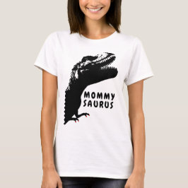 Camiseta Mommysaurus Rex com verniz para as unhas